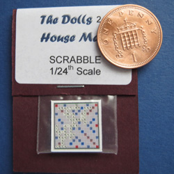 1/24th Scale Scrabble Board